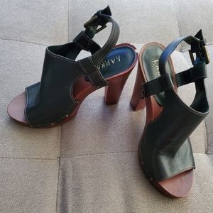 EUC leather Lauren by Ralph Lauren sandals